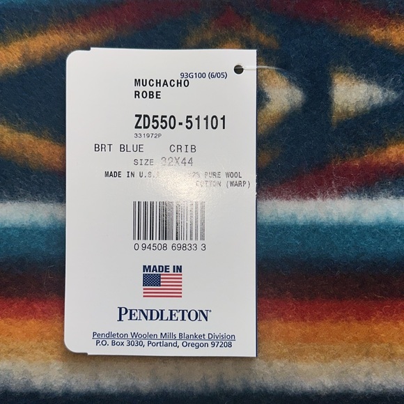 Pendleton Beaver State Muchacho Robe Blanket Made in the USA NWT - Picture 2 of 3